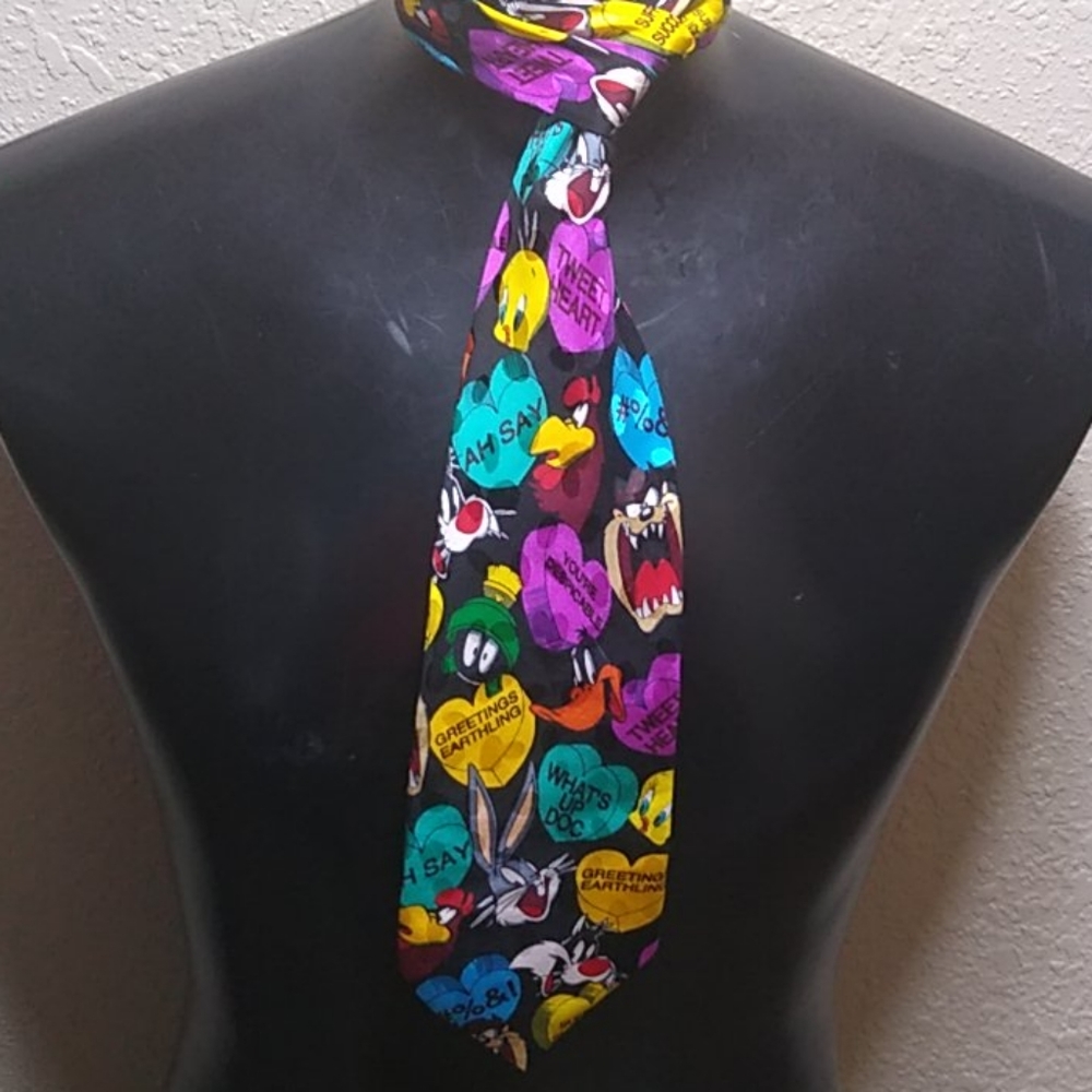 Vintage Looney's Tunes Mania Tie